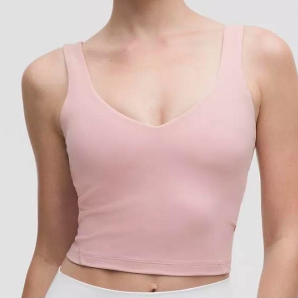Pink Lululemom align tank top